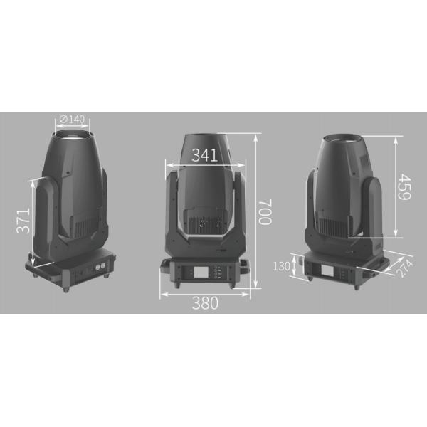 480W 3in1 Gobo Beam Moving Head DJ Disco RGBW Stage Lights for Dynamic Stage Effects