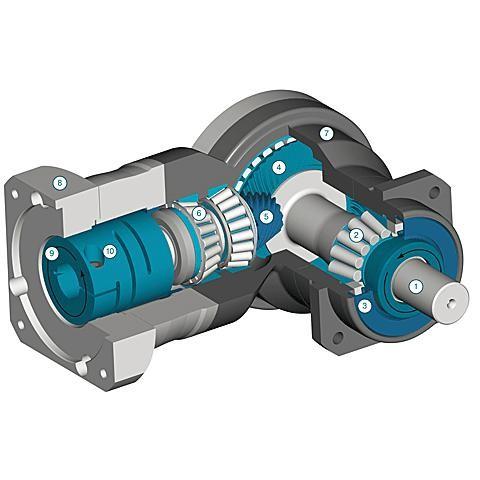 Quality High Speed Planetary Gear Reduction Box With Ratio 3-512 Less Than 5 Arcmin Backlash for sale