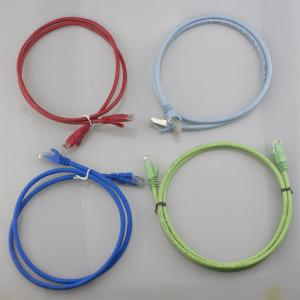 China FLUKE TEST Cat6 UTP FTP 23AWG 24AWG BC PVC Patch Cord ROHS Customized length on sale