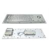 Buy cheap 20mA Brushed Metal Industrial Keyboard 64 Keys Panel Mount from wholesalers