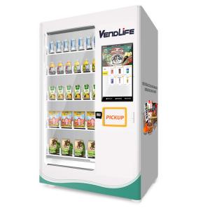 China Self Service Fresh Salad Vending Machine 60HZ 380kg Netweight wholesale