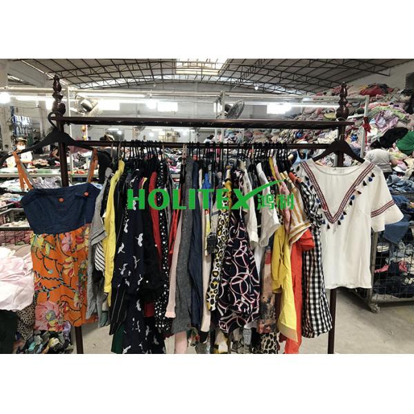 Holitex Used Womens Clothing New York Style Ladies Cotton Blouse For Cambodia