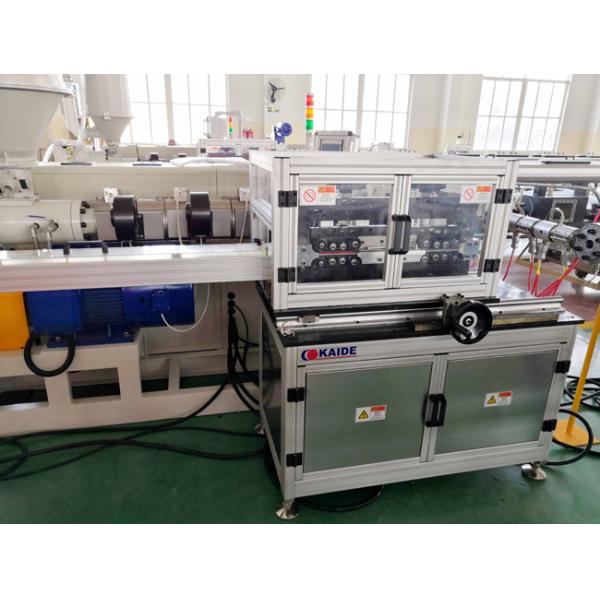 PE Drip Emitting Pipe Making Machine /Drip Lateral Production Machine 50m/min servo punching