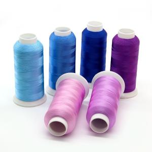 Low MOQ 4000Y 120D/2 High Tenacity Polyester Embroidery Thread for Machine