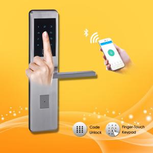 China Commercial Touch Screen Fingerprint Sensor Door Lock Elegant Appearance Design wholesale