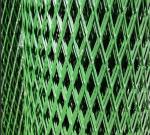 Plastic Sprayed Green Expanded Wire Mesh Diamond Shaped 20x40mm