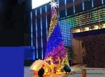Custom large Christmas tree RGB lights music synchronization DMX512 control