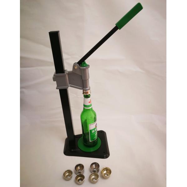 Screw Manual Bottle Capping Machine , Semi Automatic Bench Top Capper