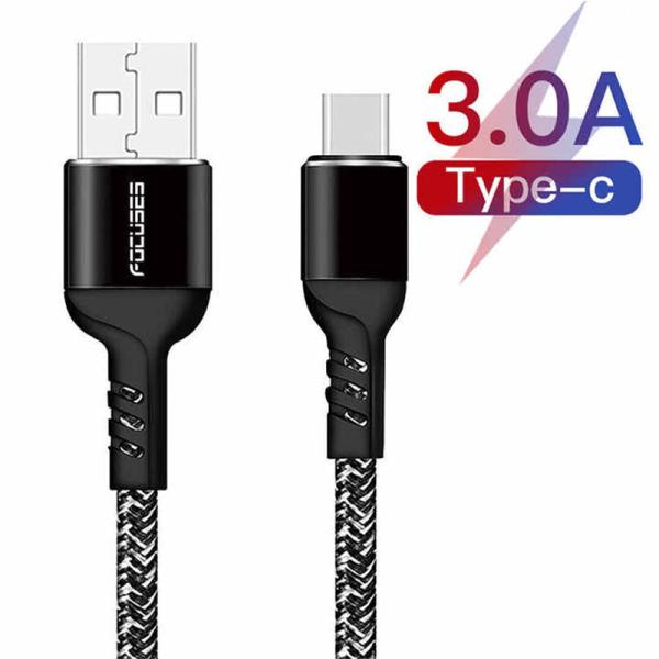 USB 2.0 type c usb cable Cable Type C 60W Fast Charger Support 480Mbps Data Transfer Nylon USB Type C Cable