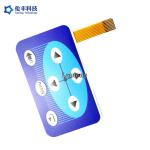 Customized Design Flat Membrane Switch With Flexible Circuit And Connector