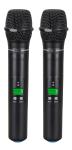 LS-970 pro wireless microphone system UHF IR selectable PLL 2 MIC headset