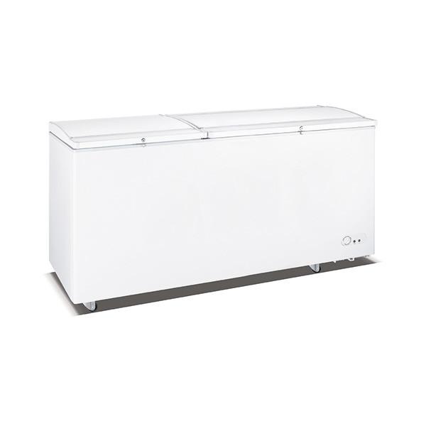 Quality 1028L Direct Cooling Saving-energy Low Noise Top Double Solid Door Deep Freezer, Chest Freezer for sale