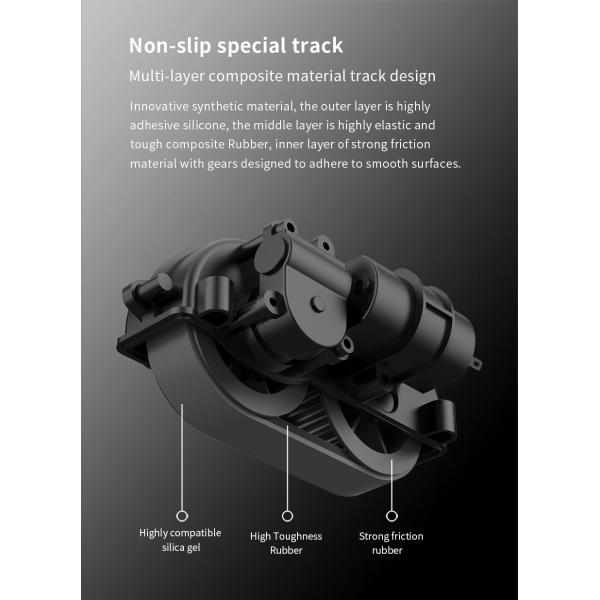 Rise Window Cleaning Robot Noise 65dB Cleaning Speed 3.5 Mins/m2 Household Vacuum US Plug