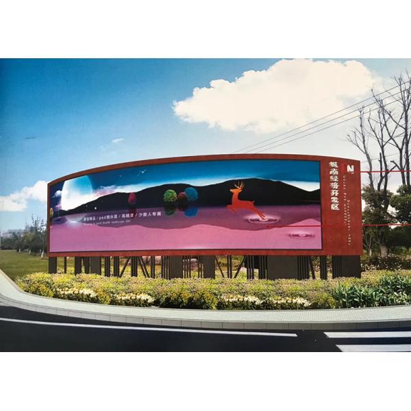 960 * 960 P12 Outdoor Fixed Led Display Screen , Front Access Led Video Wall CE