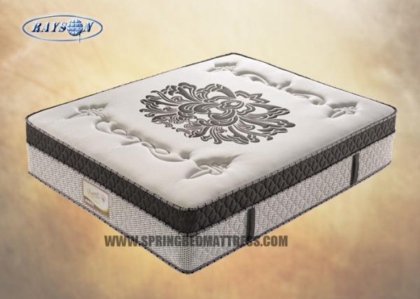 Quality Double Layer Pocket Spring Mattress / Euro Top Memory Foam Mattress for sale