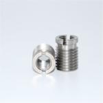 16mm Long 304 M3 M4 M6 Self Tapping Threaded Insert For Slotted
