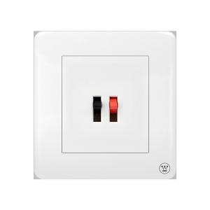 China Saddle Tin Phosphor Bronze Gray W3YX/2 Wall Mounted Plug Socket wholesale