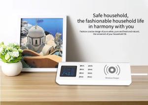 China WIRELESS CHARGING USB SOCKET 2018 Qi High quality Wireless Charging with 8 USB Port Wireless charger USB Charging Socket on sale