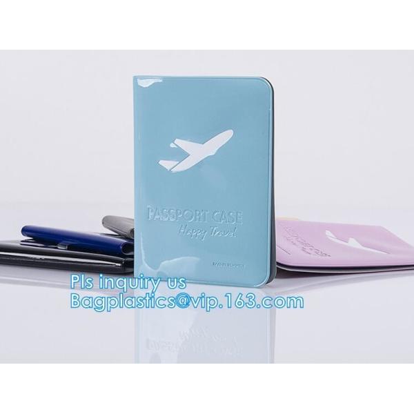 Custom Passport Holder PVC Passport Cover, passport cover PVC leather card holder plastic ticket holder, pack, passport