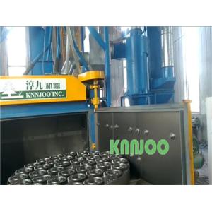 Rotary Mesh Table Wheel Shot Blasting Machine Double Station