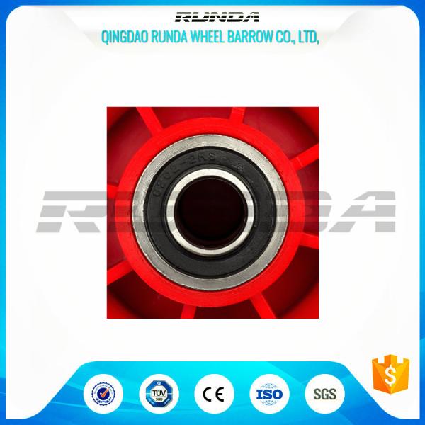 No Floor Damage Foam Filled Tires 3.50-4 Cold Resistan PP Rim 55mm Hub Length