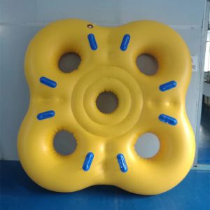 Buy cheap Water Park 4-Person Thickened Swimming Rings Multi-Person Rafting Party Water from wholesalers