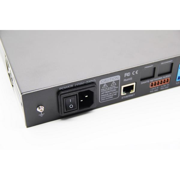 Professional Dante Dsp matrix Audio Processor 12*12 Digital Audio Media Matrix System