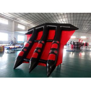 Customized Logo Towable Inflatables / Inflatable Flying Fish For Sea