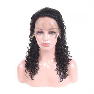 China Real Full Lace Human Hair Wigs With Baby Hair Deep Wave Trade Assurance wholesale