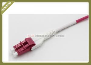 China 10G OM4 Duplex Fiber Patch Cord Uniboot Type For Local Area Network wholesale