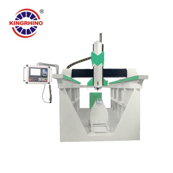 Quality CNC 4 Axis 2 Spindles Column Stone CNC Engraving Machine For Granite Marble for sale