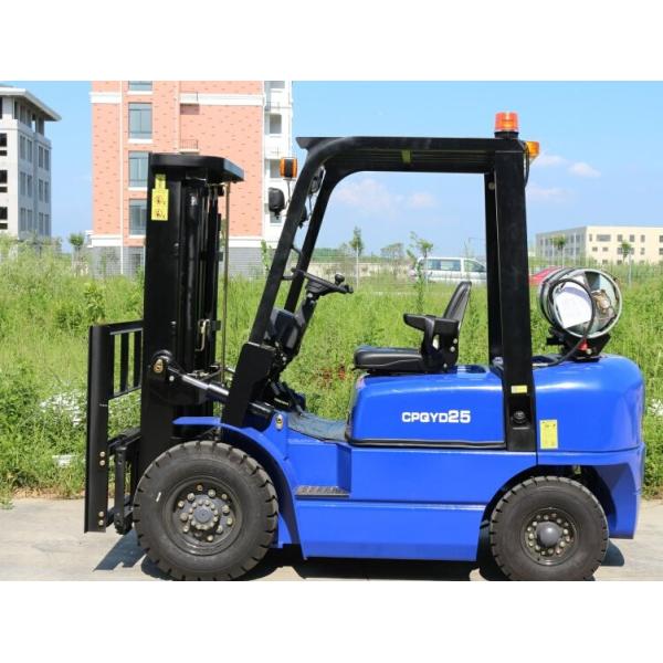 Lpg Compact Forklift Trucks Gasoline Engine 2.5 Ton Mini Forklift Truck