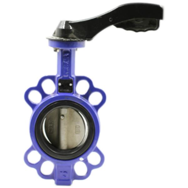 Stainless Steel Pneumatic Control Wafer Type Pneumatic Actuator Butterfly Valve