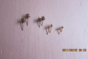 1:2000plastic tree arms-scale tree trunk, fake tree arms,plastic tree trunk,plastic mini trunk
