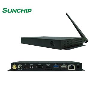 China Black Metal Media Player Box 4K 60FPS EDP LVDS HD Ethernet Android Linux Operating System wholesale