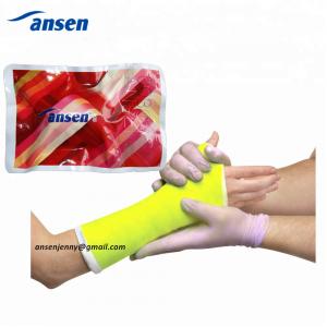 China Colored Waterproof Fabric Coated Fiberglass Cloth Orthopedic Casting Tape Surgical Medical Bandage wholesale