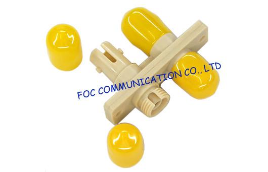 Quality SC - FC , FC - ST Hybrid Plastic Fiber Optic Cable Adapter Multimode For Testing Instruments for sale