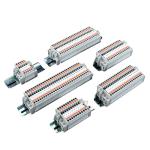 PT 2.5 Din Rail Mounted Connector Push In Connection Spring Clamp Terminal
