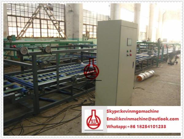 Quality Mgo Board Production Line , Dual Channel Roll Style System Lightweight Wall Panel Machine  for sale