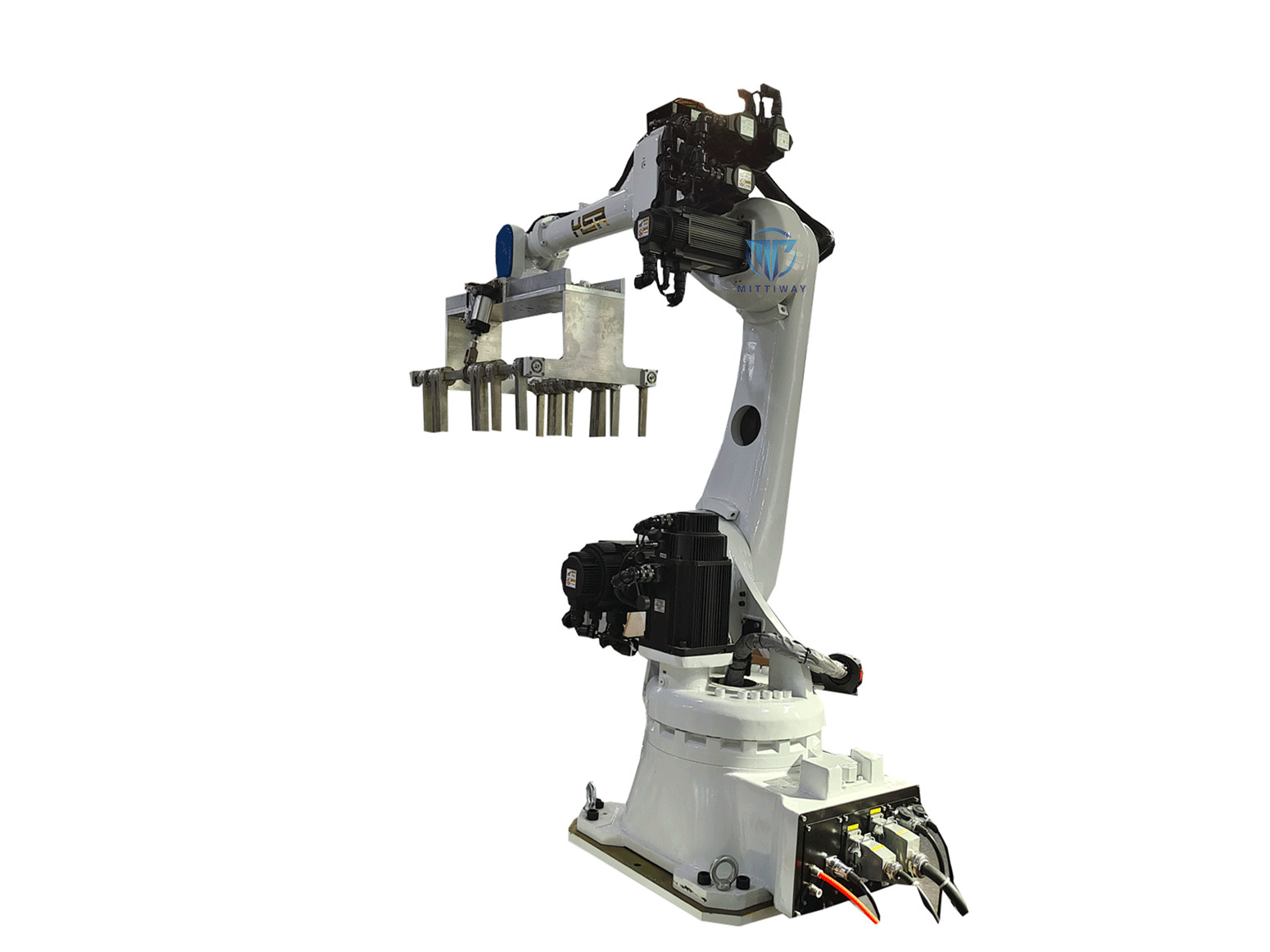 Automated Robotic Bag Palletizer PLC control Carton Palletizer