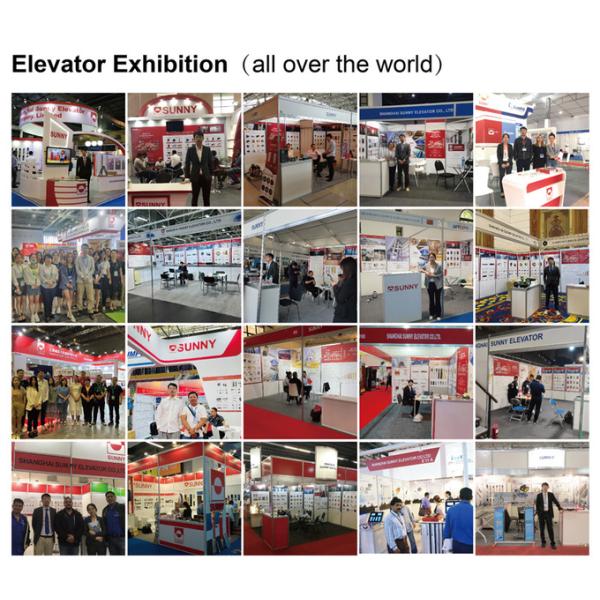 ISO9001 Indoor AC Drive Elevator Lift Closed Guide Rod Elevator Parts