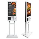 Self Service Order Payment Touch Screen Kiosk Self Pay Machine Barcode Scanner
