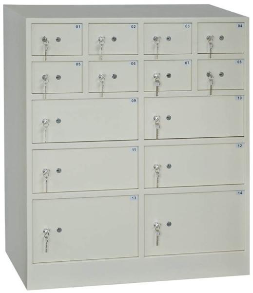 Quality Dt-14 Bank Hotel Safe Deposit Boxes with Width 560mm and Advanced Locking System for sale