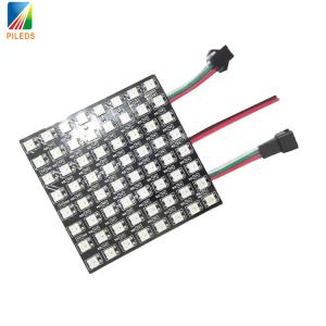 WS2812B Flexible LED Matrix Panels 8x8 Full Color 1000cd/M2 Brightness
