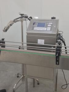 Continuous 1.2mm Date Code Printing Machine Ink Jet Printer For Plastic Bottle