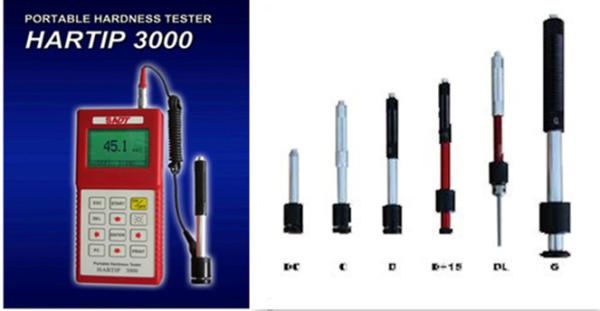 Quality ASTM A956 Hartip 3000 Digital Leeb  Hardness Tester  wholesales with Menu Operation RS232 / USB Interface for sale
