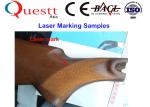 High Precision Automatic Fiber Laser Marking Machine With 2 Station Rotate Table