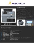 KOBOTECH LINCE-60C 6 Channels Value Coin Sorter Counter counting sorting machine