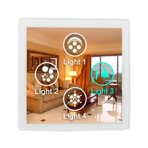 China Home Security Wifi Programmable Light Switch With 4 Inch ISPQ LCD Screen on sale
