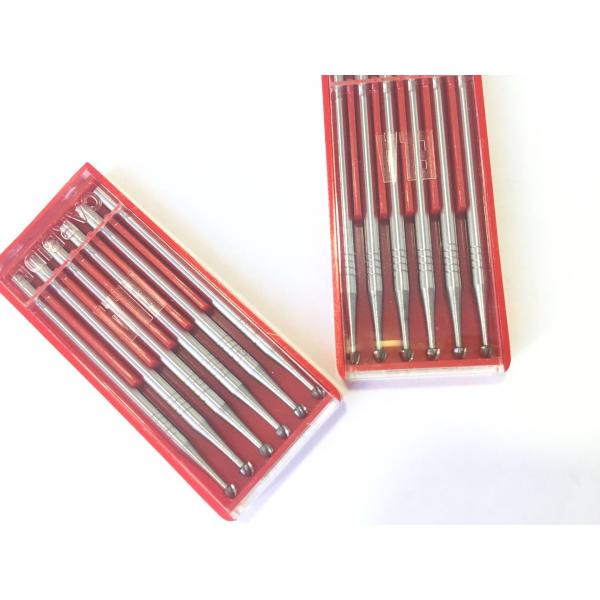 Ball Shape Carbide Cutting Tools , Dental Laboratory Burs High Durability